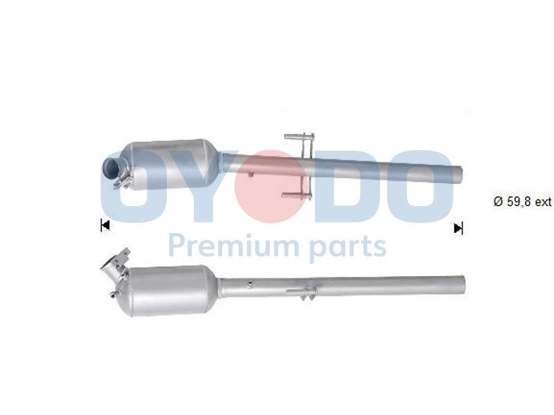 Oyodo Diesel particulate filter MERCEDES-BENZ Viano (W639) new 20N0123-OYO