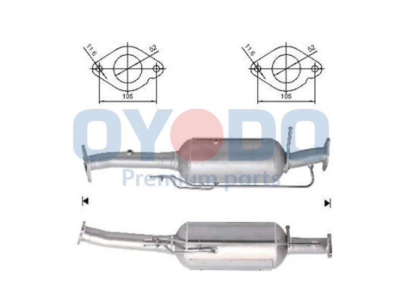 Oyodo 20N0128-OYO Diesel particulate filter AV41-5H250-GA
