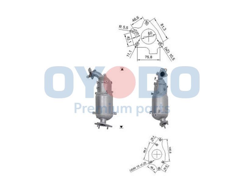Honda Diesel particulate filter Oyodo 20N0148-OYO at a good price