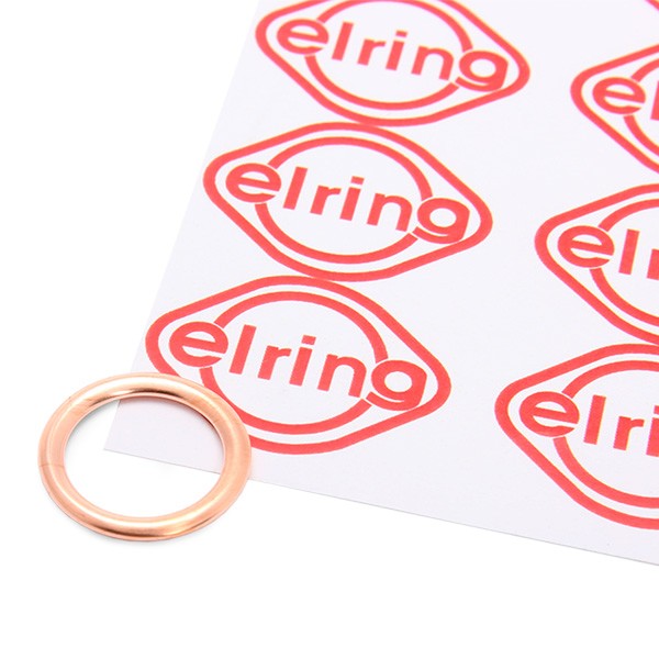 ELRING 813.052 Seal Ring 16 x 2 mm, C Shape, Copper, DIN/ISO 7603