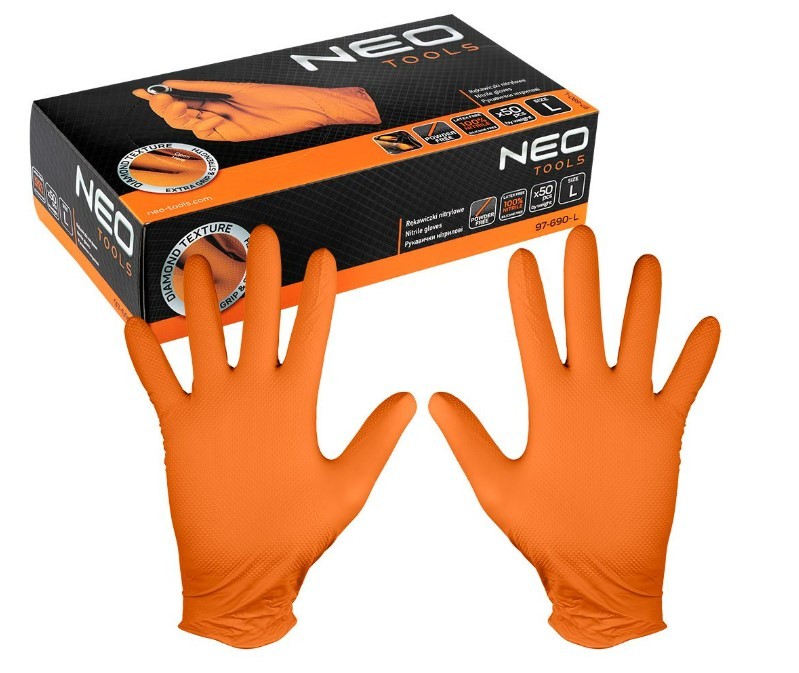 Rubber gloves NEO TOOLS 97690XL for car