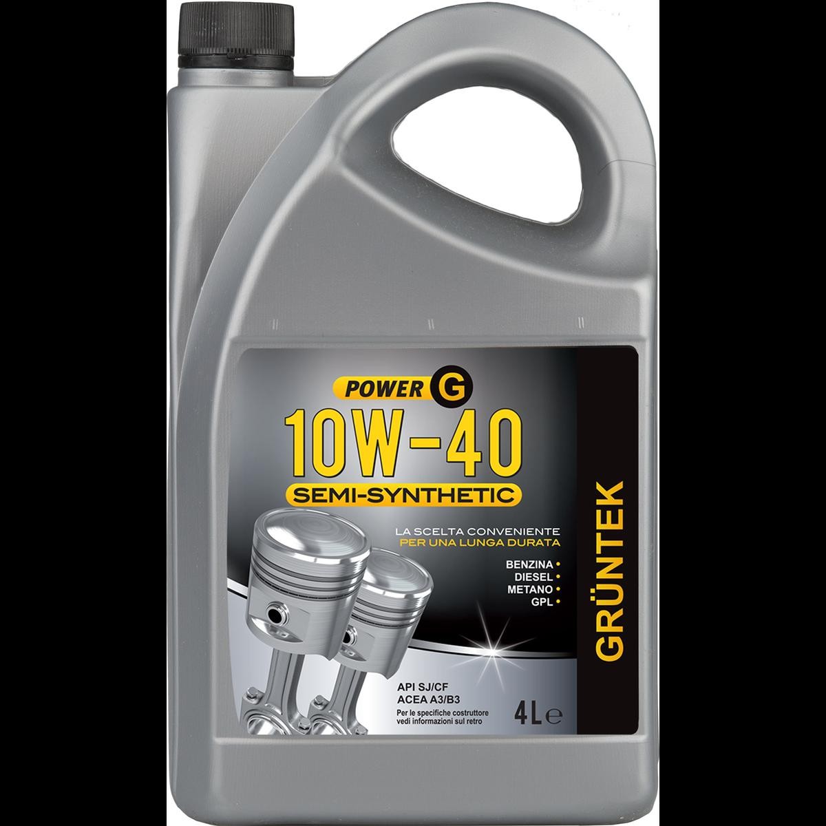 Buy Automobile oil GRUNTEK petrol 8869 Semi-Synthetic 10W-40, 4l