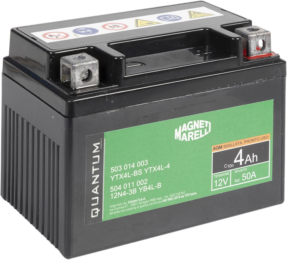 QUANTUM ENERGY 3622 Auto battery 12V 4Ah 50A Lead-acid battery, AGM Battery