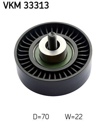 VKM 33313 SKF Deflection pulley IVECO with fastening material