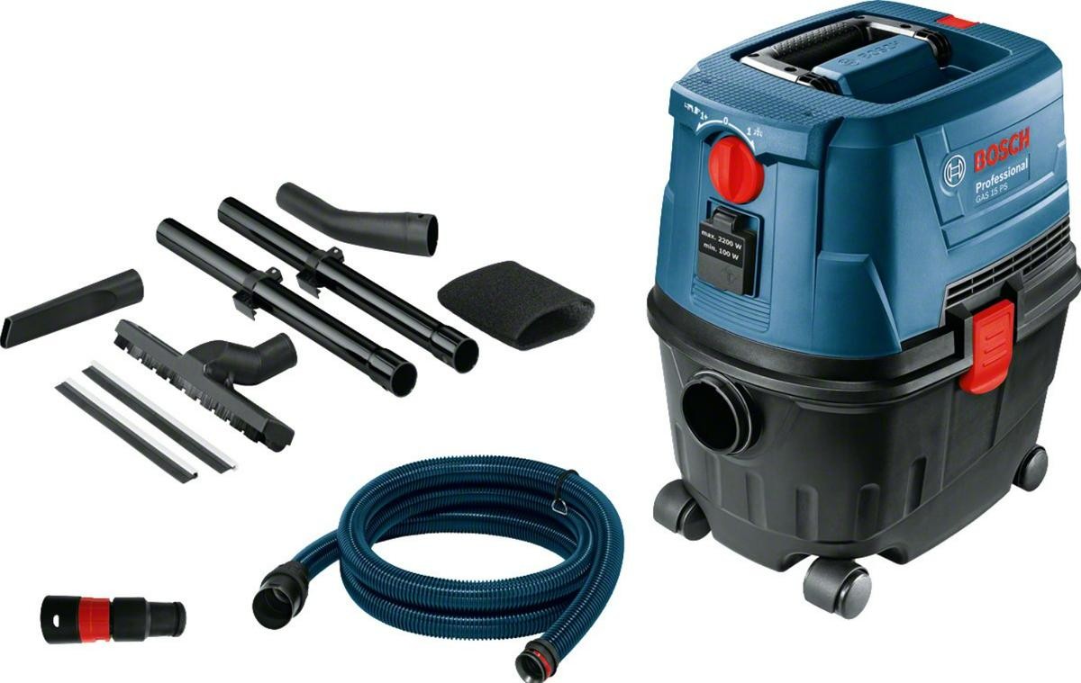 Wet / Dry Vacuum Cleaner BOSCH GAS 15 PS 06019E5100