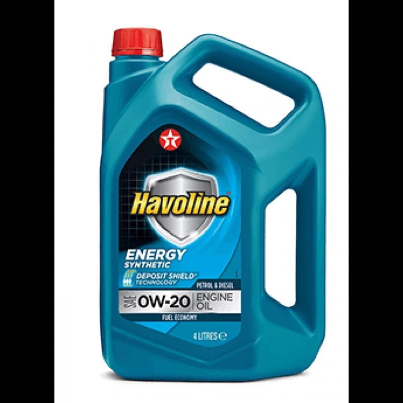 Buy Car oil TEXACO diesel 804046MHE Havoline, Energy 0W-20, 4l