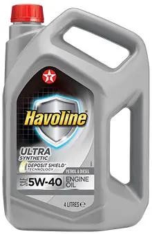 Buy Automobile oil TEXACO petrol 840310MHE Havoline, Ultra 5W-40, 4l