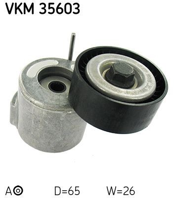 Original VKM 35603 SKF Belt tensioner pulley SAAB