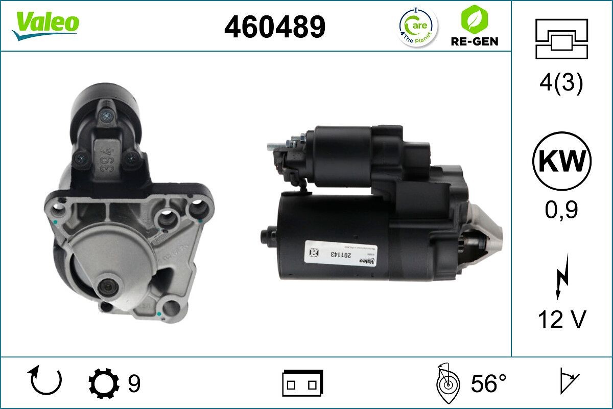 Great value for money - VALEO Starter motor 460489