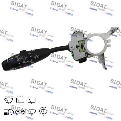 SIDAT with cornering light Number of connectors: 6, with wipe-wash function, with wipe interval function, with rear wipe-wash function, with high beam function Steering Column Switch 430348A2 buy