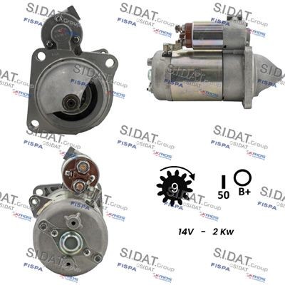 SIDAT S12MA0181 Starter motor 4712894