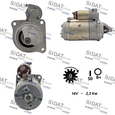 SIDAT S12MA0461 Starter motor 42 498 138