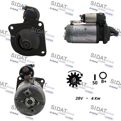 SIDAT S24MA0036 Starter motor 42498145