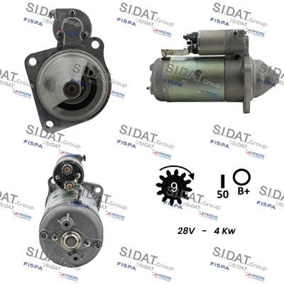 SIDAT S24MA0037 Starter motor 4249 8212