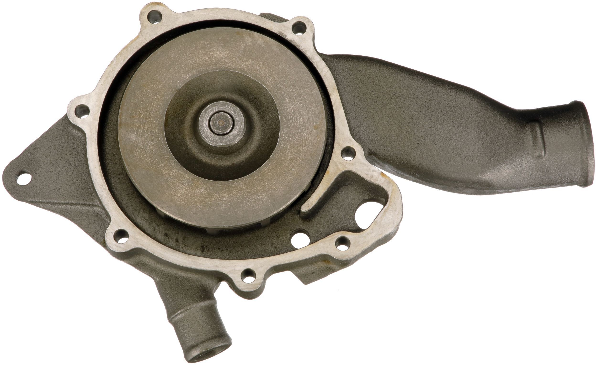 GATES 7702-15071 Water pump Metal, without belt pulley, for v-belt pulley, with gaskets/seals