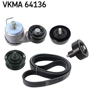 VKM 64070 SKF VKMA64136 Deflection / Guide Pulley, v-ribbed belt 25288-2F-000