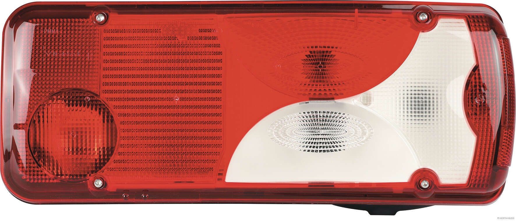 LC8 HERTH+BUSS ELPARTS rechts, Rot, weiß, mit Rückfahrwarner, Anschluss hinten Lichtscheibenfarbe: Rot, weiß Rückleuchte 83840778 kaufen