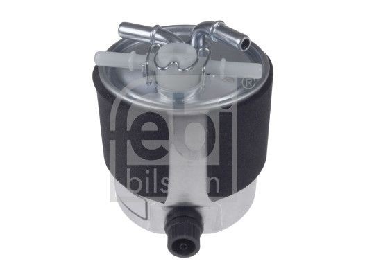 FEBI BILSTEIN In-Line Filter, without water sensor, with water drain screw Height: 122mm Inline fuel filter 183874 buy