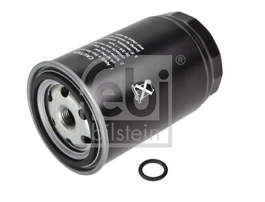 FEBI BILSTEIN Spin-on Filter, with seal ring Height: 141mm Inline fuel filter 184070 buy