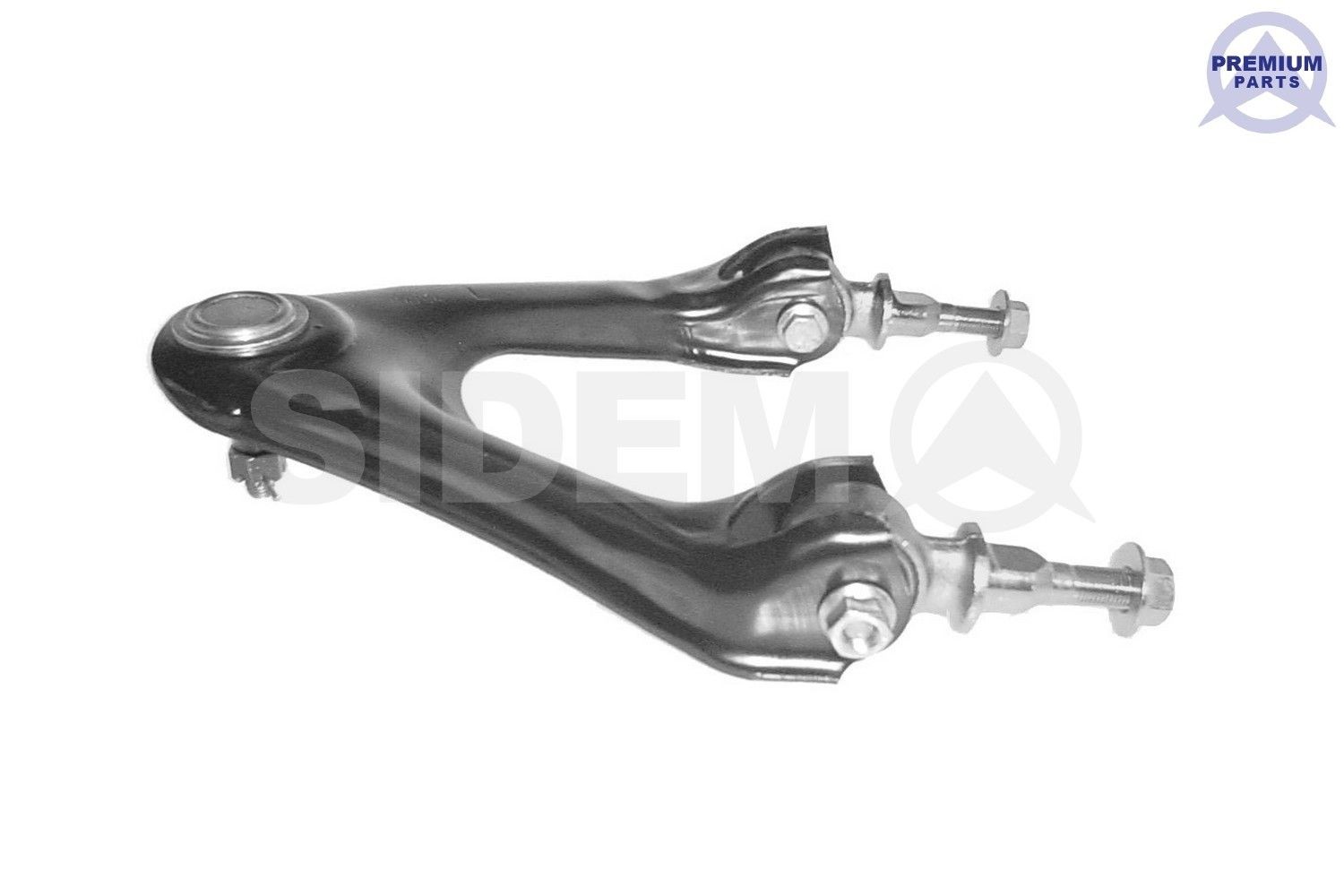 SIDEM Upper, Front Axle Left, Control Arm, Sheet Steel, Cone Size: 12,9 mm, Push Rod Cone Size: 12,9mm Control arm 47672 buy