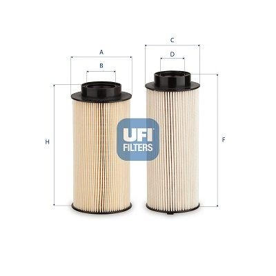 UFI 26.147.00 Fuel filter 192 0628