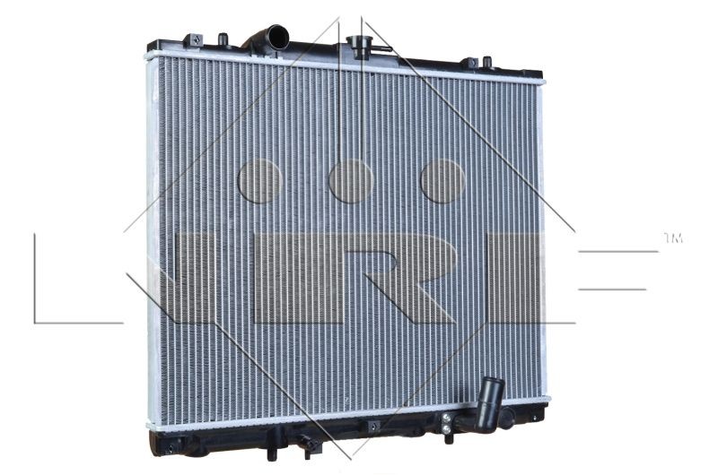 NRF 539563X Engine radiator Aluminium, 810 x 735 x 43 mm, without frame, Brazed cooling fins
