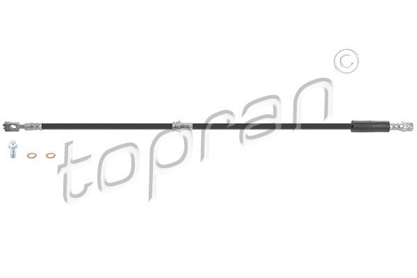 116 096 001 TOPRAN Front Axle Left, Front Axle Right, 650 mm, M 10 x 1,0 Length: 650mm, Internal Thread: M 10 x 1,0mm Brake line 116 096 buy