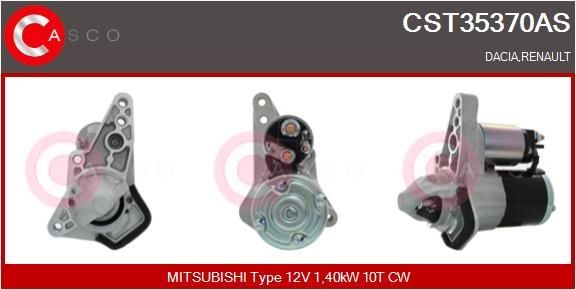 CASCO CST35370AS Starter motors DACIA Duster Off-Road 1.6 SCe 115 LPG 115 hp Petrol/Ethanol 2016 price