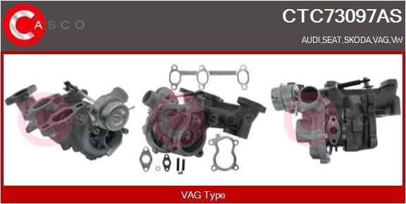 CASCO CTC73097AS Turbocharger 045 253 019 GV