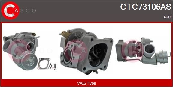 Great value for money - CASCO Turbocharger CTC73106AS