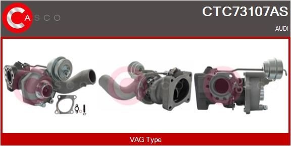 Great value for money - CASCO Turbocharger CTC73107AS