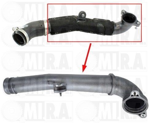 Durite suralimentation air turbo diesel silicone pour VW GOLF III