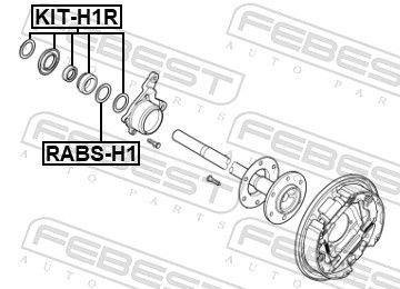 FEBEST Reluctor ring RABS-H1 for HYUNDAI H-1