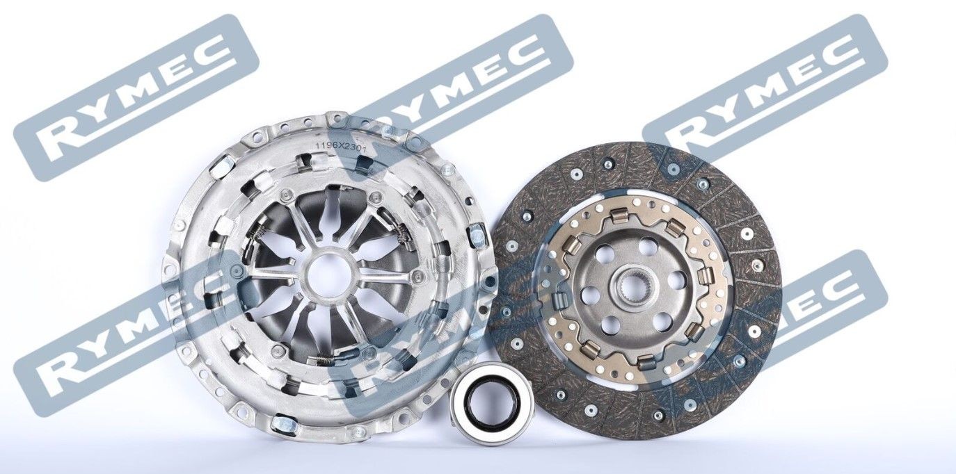 Clutch replacement kit RYMEC three-piece, with clutch release bearing, 229mm - JT1775
