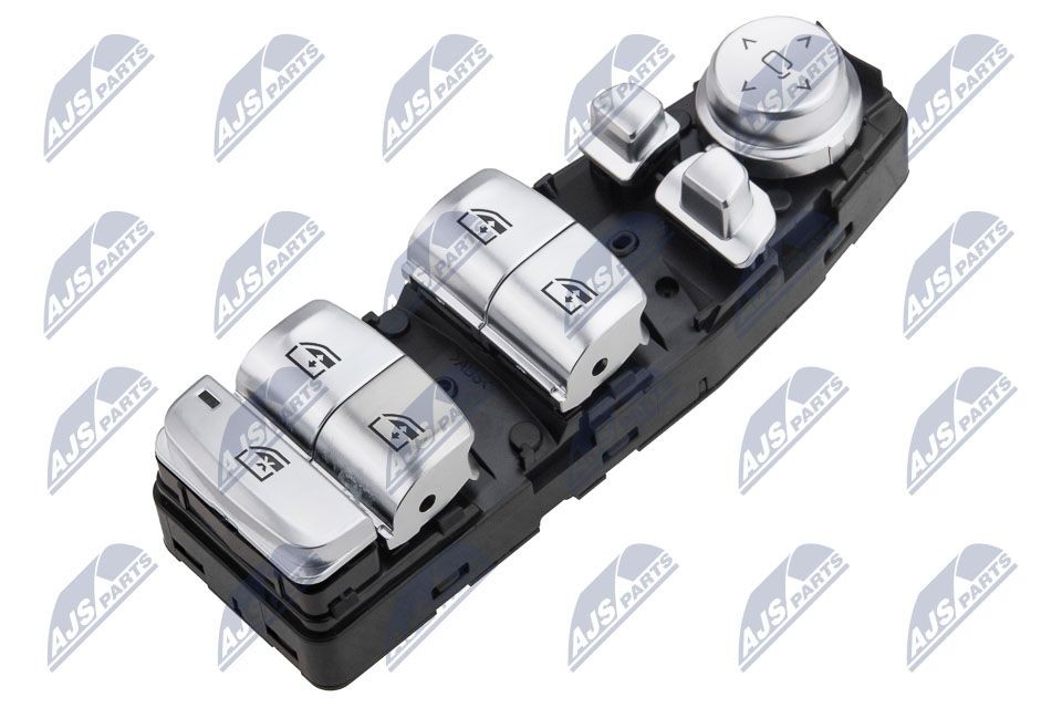 NTY Left Front Number of pins: 8-pin connector Switch, window regulator EWS-BM-146 buy