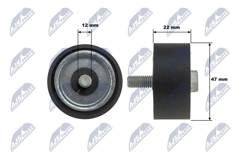 NTY RNK-ME-087 Mercedes-Benz A-Class 2022 Deflection guide pulley v ribbed belt