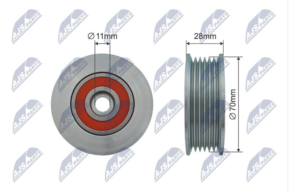 NTY RNK-MZ-019 Tensioner pulley L510-15-930A