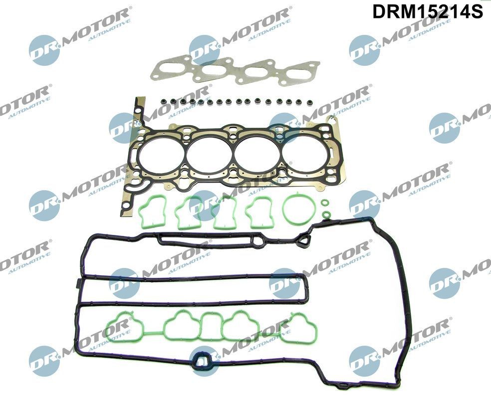 DR.MOTOR AUTOMOTIVE with valve cover gasket, with valve stem seals, with intake manifold gasket(s), with exhaust manifold gasket(s) Head gasket kit DRM15214S buy
