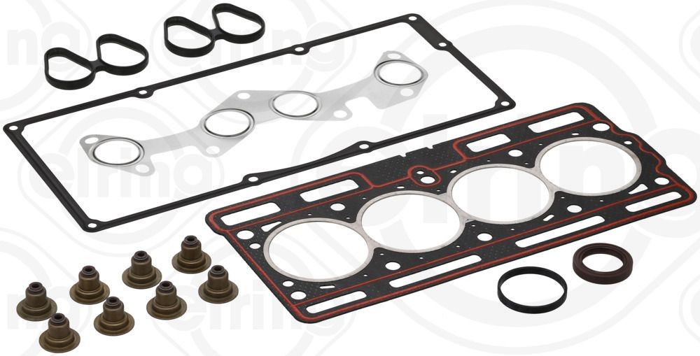 ELRING 219.240 Gasket Set, cylinder head with valve stem seals, for aluminium cylinder head cover