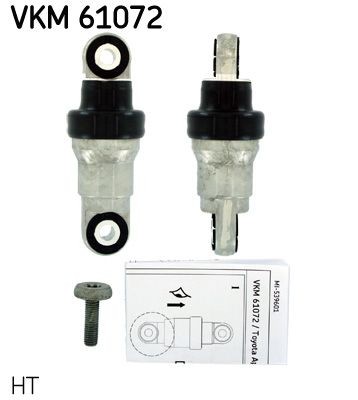 Original VKM 61072 SKF Belt tensioner pulley HONDA