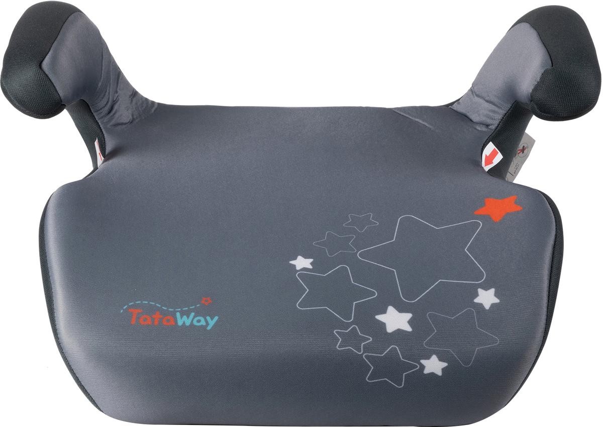 TATAWAY 10990 Backless booster seat without Isofix, 15-36kg, Group 2/3, grey