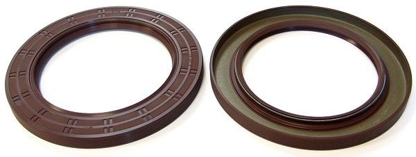 ELRING FPM (fluoride rubber) Inner Diameter: 75mm Shaft seal, crankshaft 575.450 buy