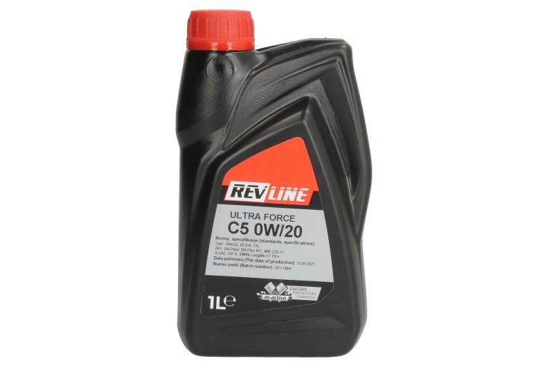 Buy Motor oil REVLINE petrol 5901797937805 Ultra Force, C5 0W-20, 1l