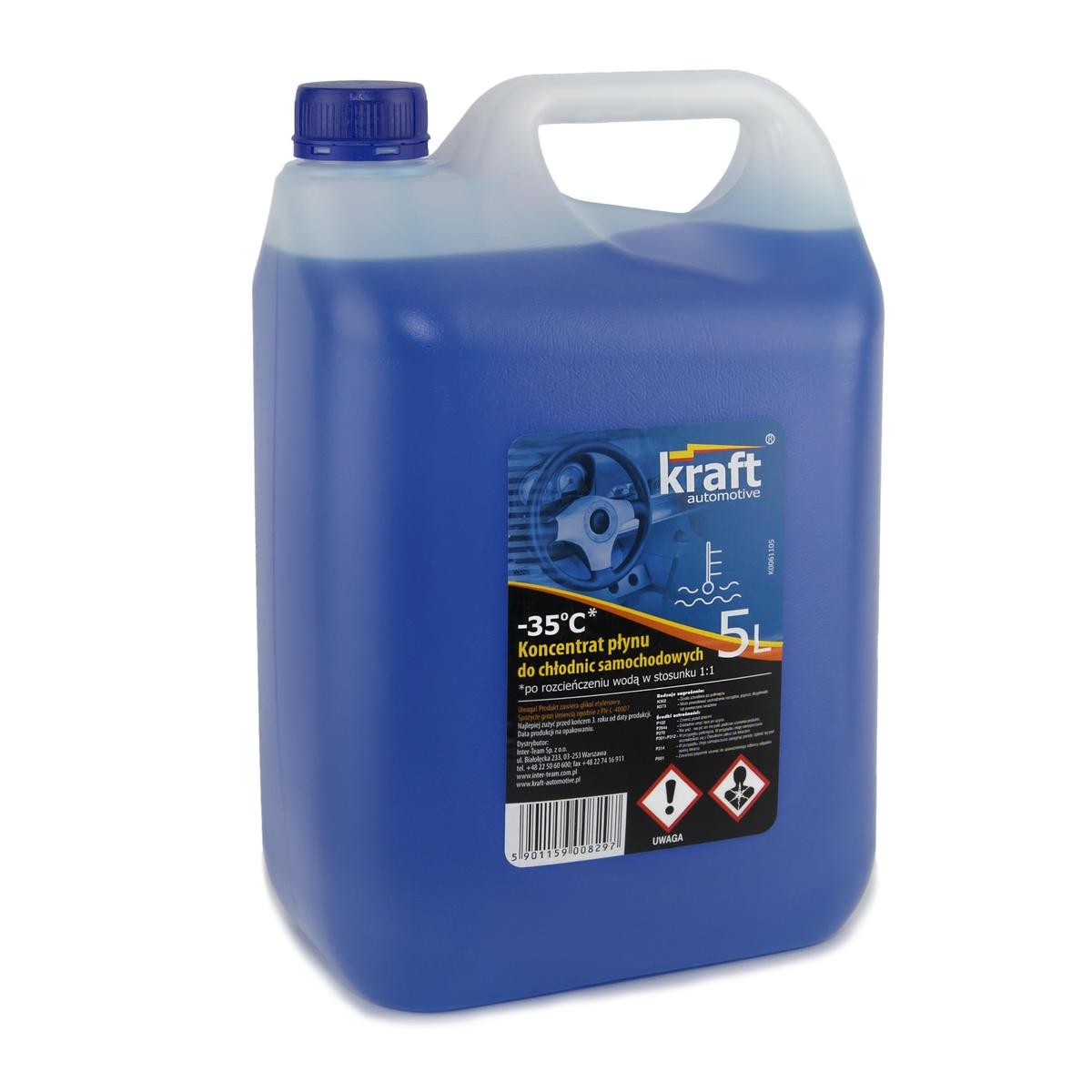 PEUGEOT NK7 Kühlmittel G11, ASTM D3306-03 Blau, 5l, 1:1 KRAFT G11 K0061105
