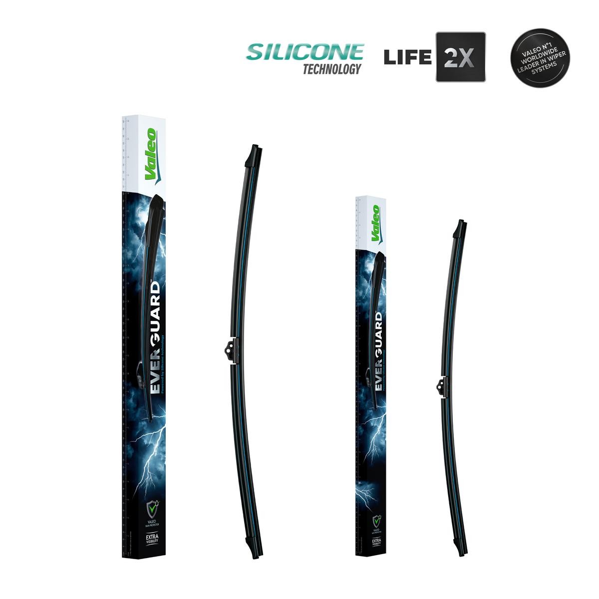 VALEO EVERGUARD 700, 750 mm Front, Flat wiper blade, with spoiler, for left-hand/right-hand drive vehicles Styling: with spoiler, Left-/right-hand drive vehicles: for left-hand/right-hand drive vehicles Wiper blades 566014566013 buy