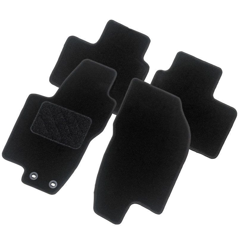 AutoStyle Textile, Front and Rear, Quantity: 4, black Car mats TM VW511 buy