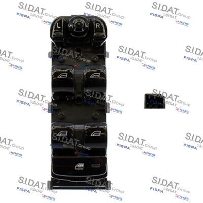 SIDAT Left Front Number of pins: 3-pin connector Switch, window regulator 5.145003A2 buy