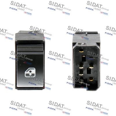 SIDAT Left Front Number of pins: 6-pin connector Switch, window regulator 5.145751 buy