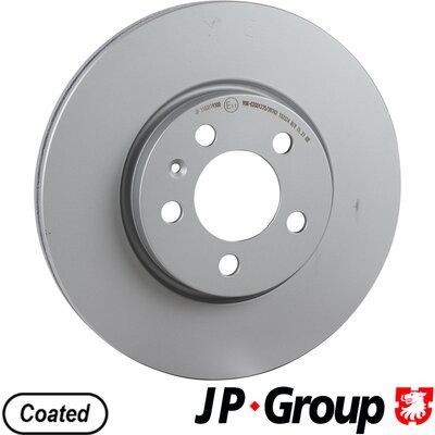 Original 1163119300 JP GROUP Brake discs and rotors SKODA