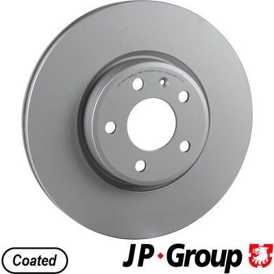 JP GROUP 1163119600 Brake disc 80A615301E